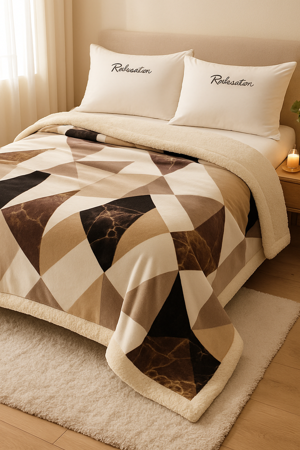 Super Moale & Călduroasă – Pătură Cocolino cu Blăniță, COD: PBE22