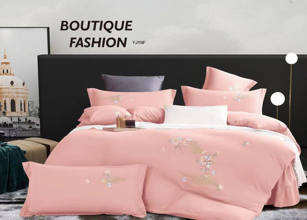 Lenjerie tip  bumbac fin cu broderie 4 piese cod:BD20