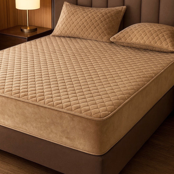 Topper 160/200 pentru saltea cu elastic, + 2 fete de perna, COD: TOL810