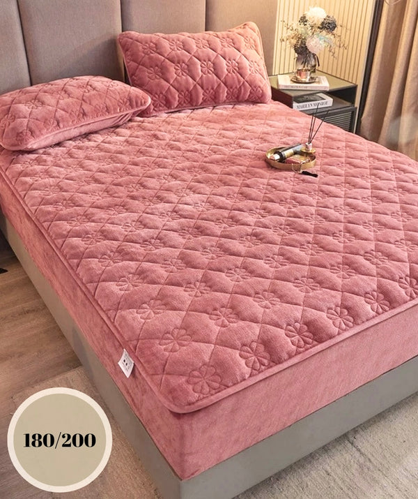 Topper 180/200 pentru saltea cu elastic, + 2 fete de perna, COD: TOS920
