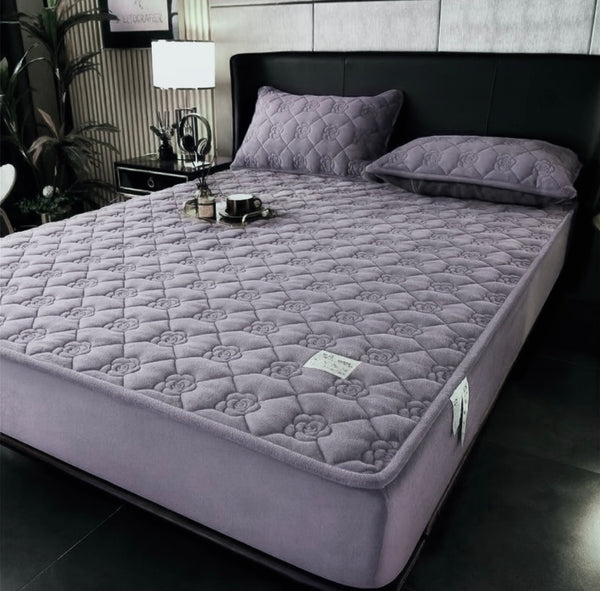 Topper 160/200 pentru saltea cu elastic, + 2 fete de perna, COD: TOPS711