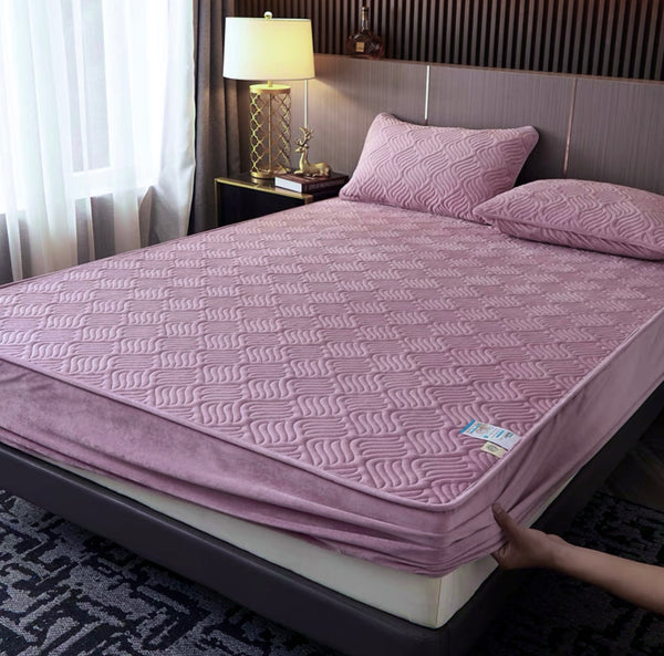 Topper 160/200 pentru saltea cu elastic, + 2 fete de perna, COD: TOPS43