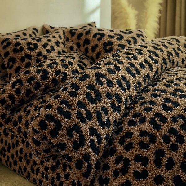 Set Cocolino Premium 4 Piese cu elastic – Textură densă, finisaj impecabil, COD: CY918