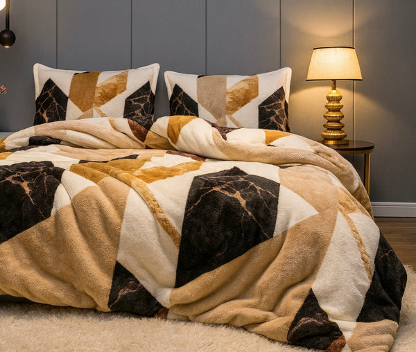 Set Cocolino Premium 4 Piese cu elastic – Textură densă, finisaj impecabil, COD:CYE01