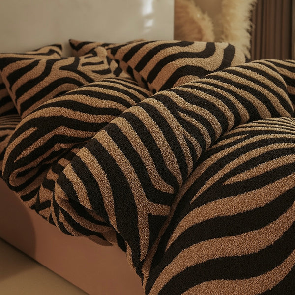 Set Cocolino Premium 4 Piese cu elastic – Textură densă, finisaj impecabil, COD: CY905