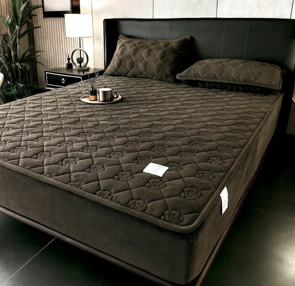 Topper 160/200 pentru saltea cu elastic, + 2 fete de perna, COD: TOPS451