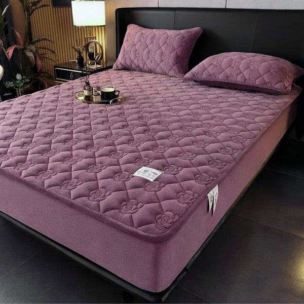 Topper 160/200 pentru saltea cu elastic, + 2 fete de perna, COD: TOPS715
