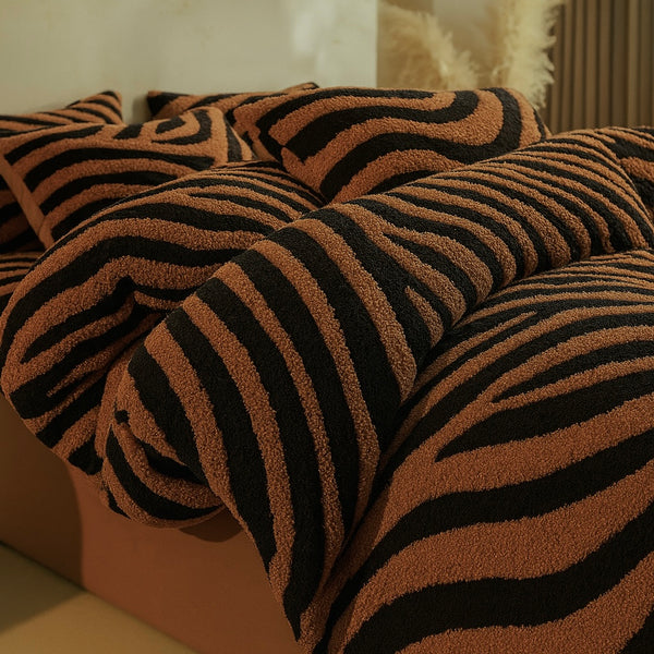 Set Cocolino Premium 4 Piese cu elastic – Textură densă, finisaj impecabil, COD:CY904