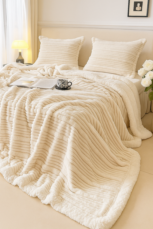 Super Moale & Groasă – Pătură Cocolino cu Fermoar+ 2 fețe de pernă, COD: PSJ204