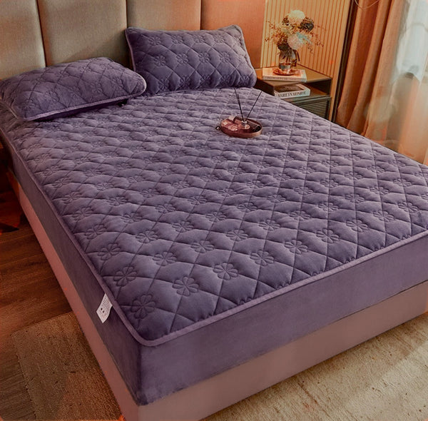 Topper 160/200 pentru saltea cu elastic, + 2 fete de perna, COD: TOPS704