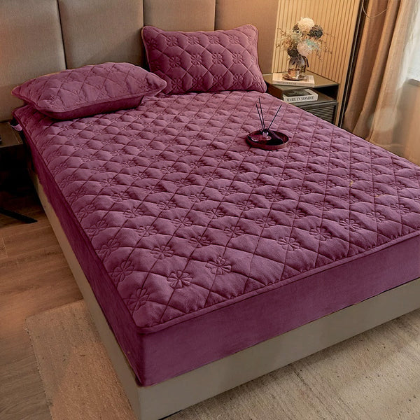 Topper 160/200 pentru saltea cu elastic, + 2 fete de perna, COD: TOPS701