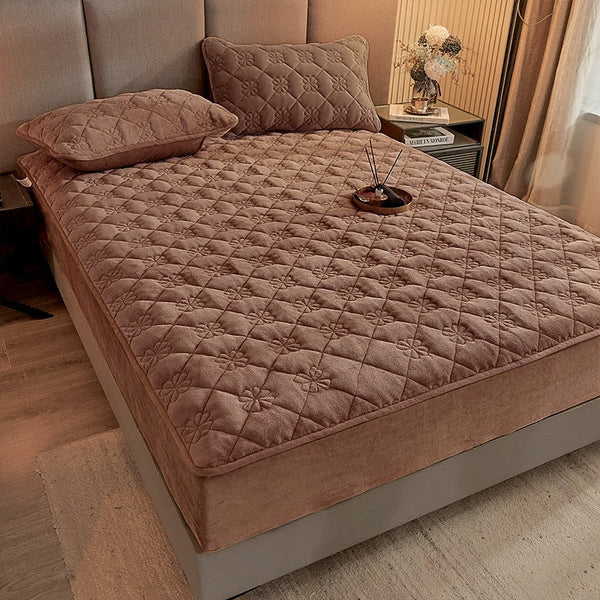 Topper 160/200 pentru saltea cu elastic, + 2 fete de perna, COD: TOPS709
