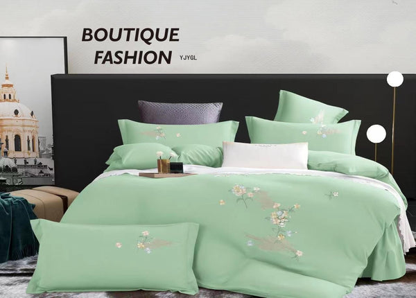 Lenjerie tip  bumbac fin cu broderie 4 piese cod:BD19