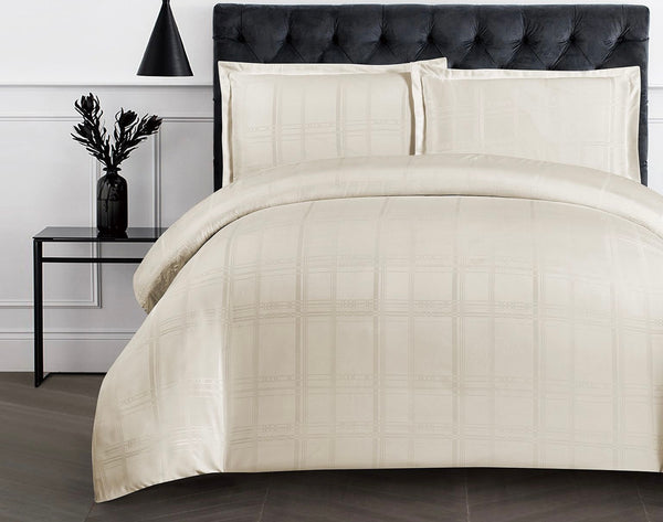 Lenjerie pat dublu,tip  JACQUARD PREMIUM, 6 piese, COD: JPC52