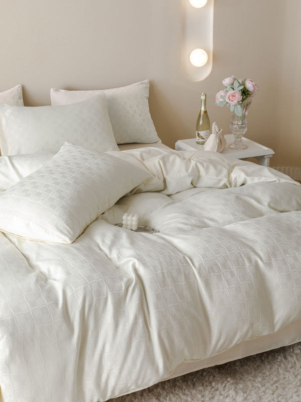 Lenjerie pat dublu, JACQUARD PREMIUM, 6 piese, COD: JPF22