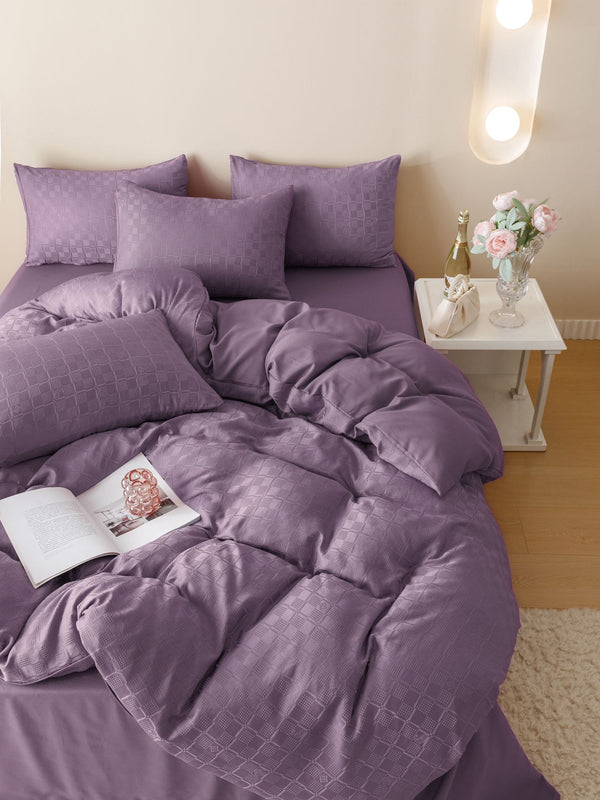 Lenjerie pat dublu, JACQUARD PREMIUM, 6 piese, COD: JPF13